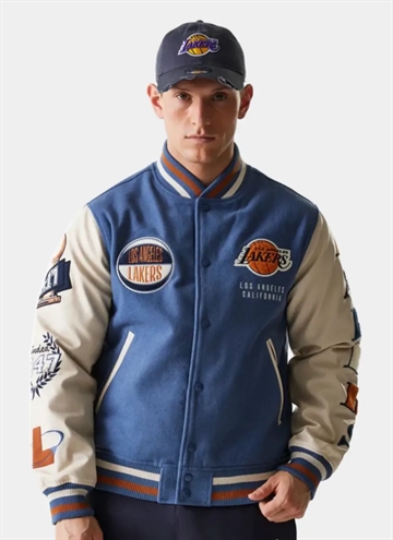 New Era LA Lakers NBA Patch Varsity Jacka